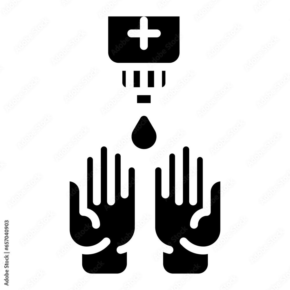 Obraz premium Solid Health Care cream icon
