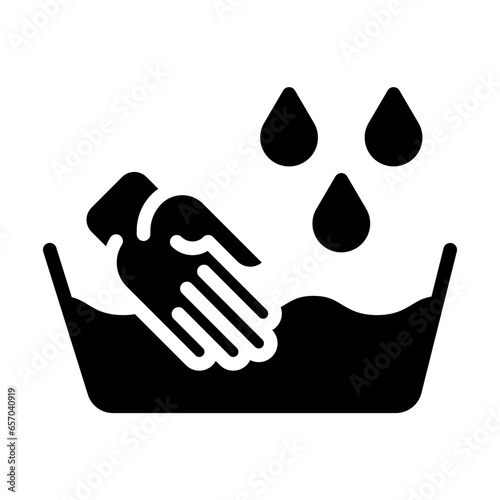 Solid Laundry bucket icon