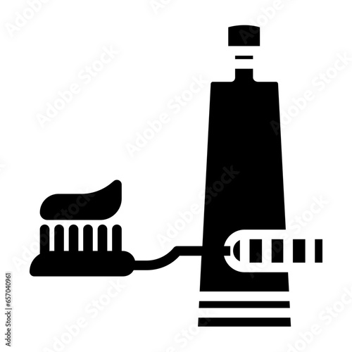 Solid Paste and Brush icon