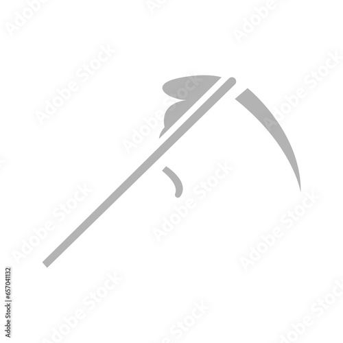 braid icon on a white background, vector illustration