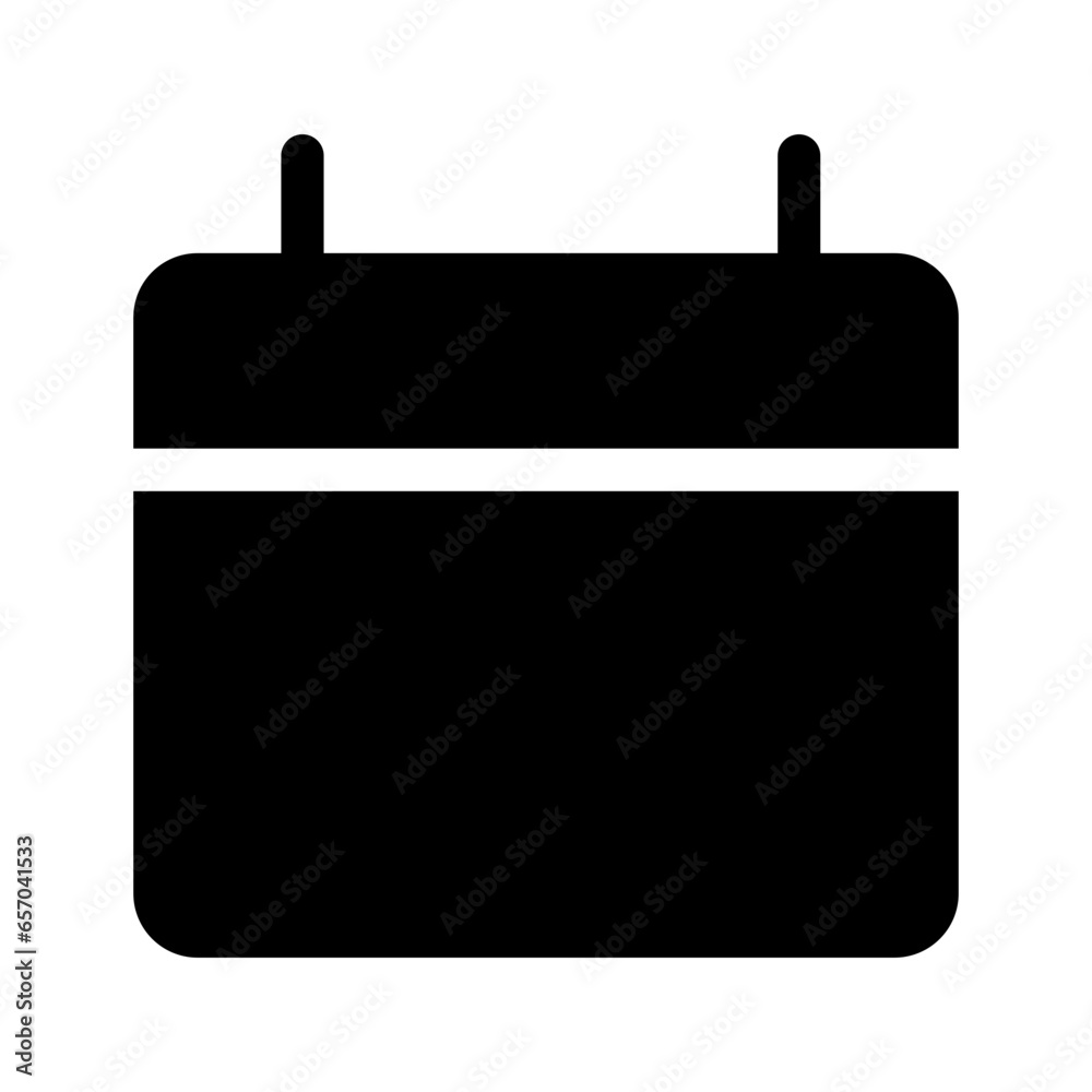 Solid Date icon Solid Date icon
