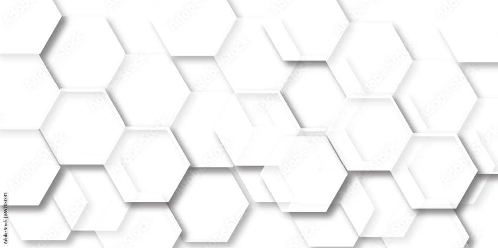 White abstract hexagon wallpaper or background. Futuristic abstract honeycomb mosaic white background. Seamless cell background. Abstract honeycomb background. White abstract hexagon wallpaper or background. Futuristic abstract honeycomb mosaic white background. Seamless cell background. Abstract honeycomb background.