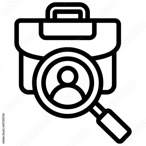 Hiring Outline Icon