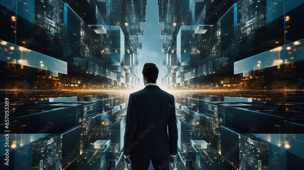 Computer Technology Businessman Computer Technology Businessman