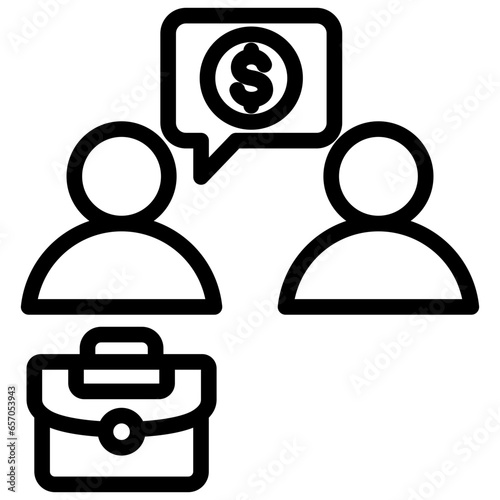 Provide Advice Outline Icon