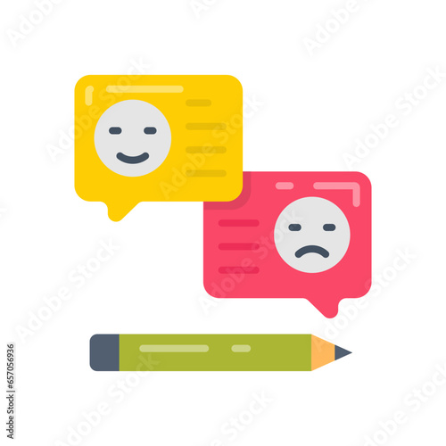 Feedback icon in vector. Illustration