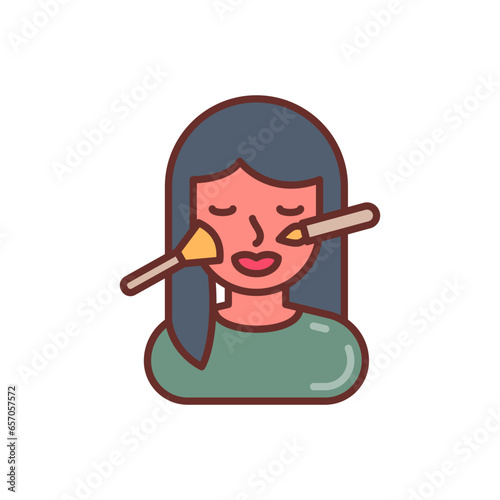 Beauty icon in vector. Illustration
