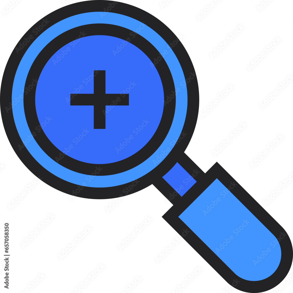 Fototapeta premium zoom in icon