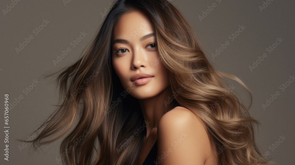 beauty hair portrait of a woman beauty hair portrait of a woman