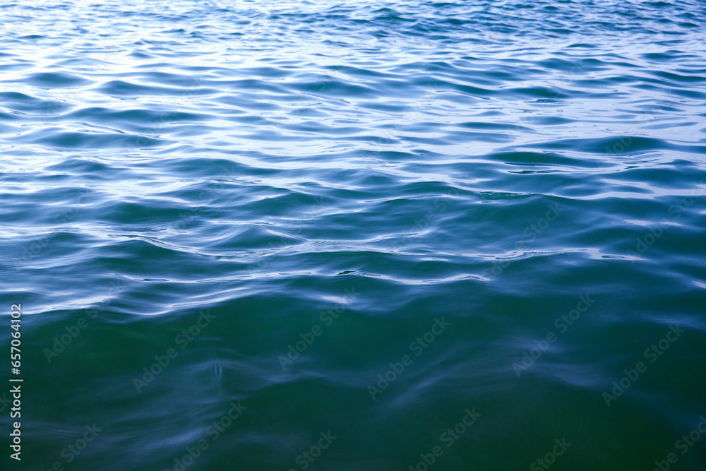 Blue sea water background texture