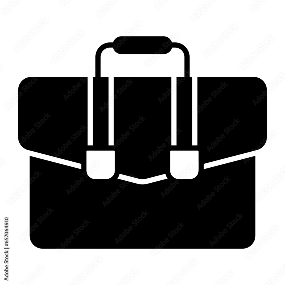 Leader Bag Glyph Icon