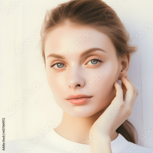 portrait of a woman, skincare, beauty