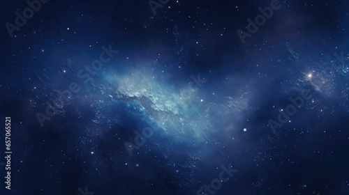 Space background with stardust shining stars Beautiful outer Infinite universe a glowing star field