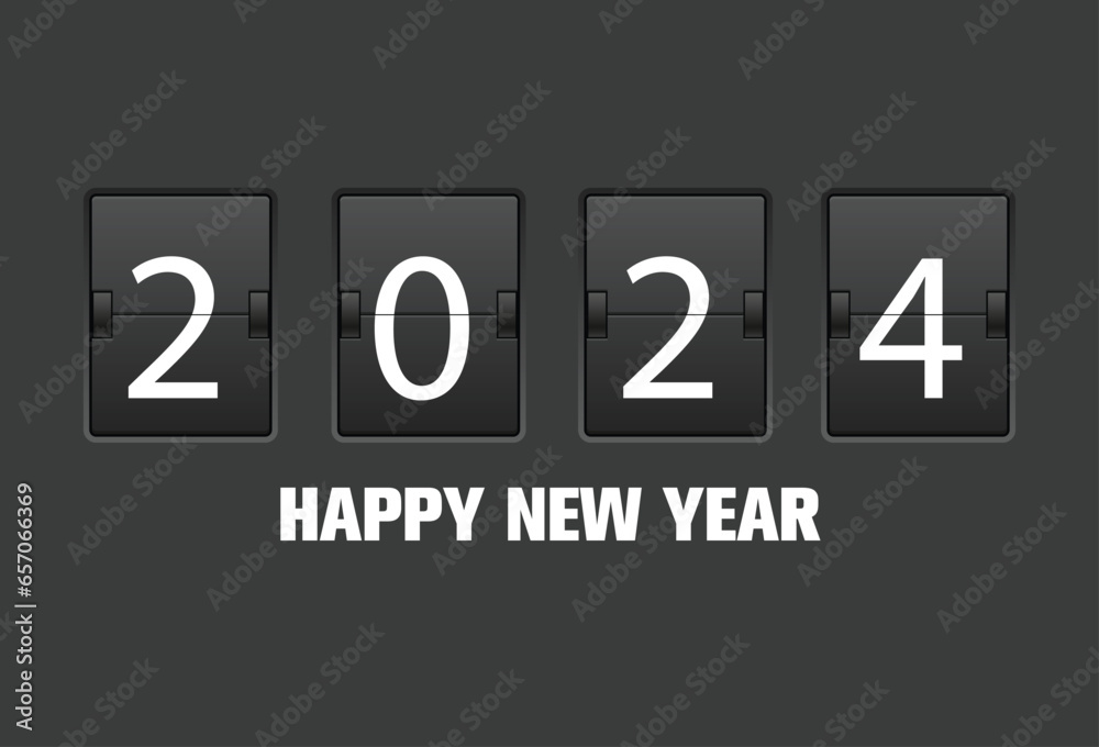 2024 New year greeting_count down timer dark background_eps 10 2024 New year greeting_count down timer dark background_eps 10