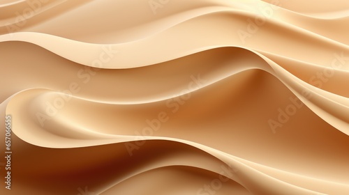 Silk desert like abstract wave warm flesh color banner wallpaper background