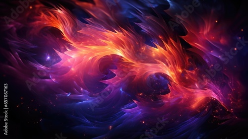 3d colorful background wallpaper Fenix Colorful cosmic abstract art with a celestial theme