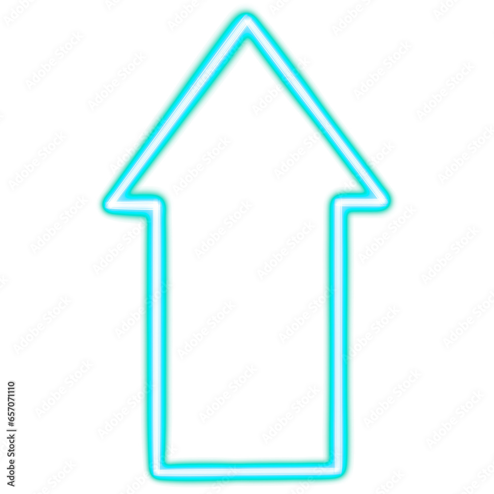 arrow sign figure. direction glowing desktop icon, neon sticker, neon figure, glowing arrow sign figure. direction figure, neon geometrical figures 