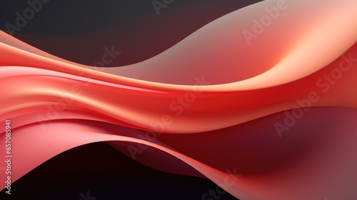 Abstract gradient background with red, peach, lime, gray colors waves