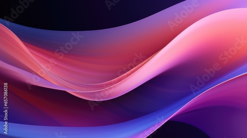 Abstract gradient background with blue  purple  pink  peach colors waves