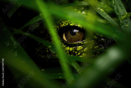 Nature's Masterpiece: Frog Amongst Foliage