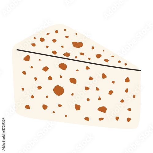 feta cheese illustration