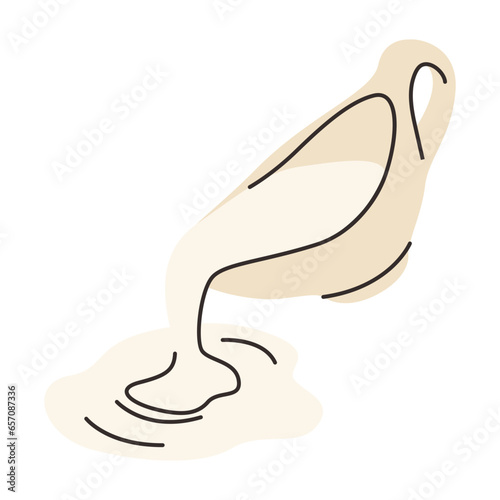 condensed milk illustration