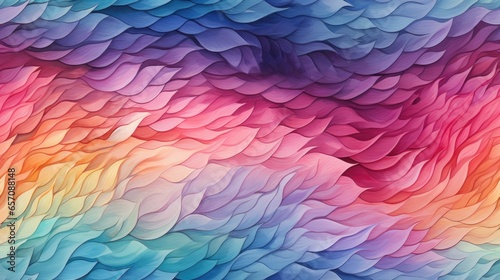 Background with bright colored leaves. Generative AI.