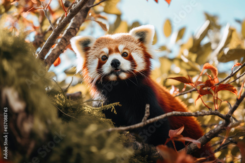 Red Panda in the wild photo