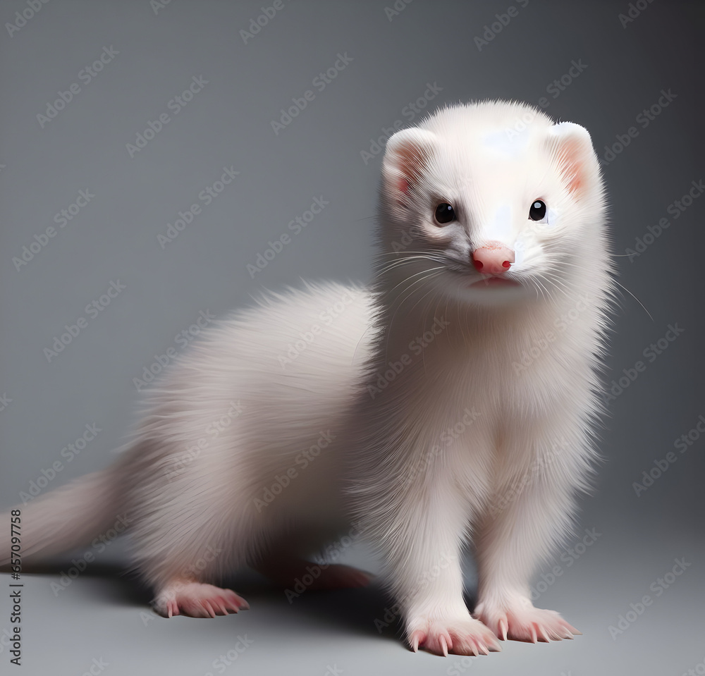 Albino Ferret Albino Ferret