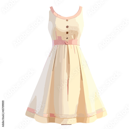 Elegant Clothing Dress Design Vector Collection Stylish Additions for Your Creative Projects