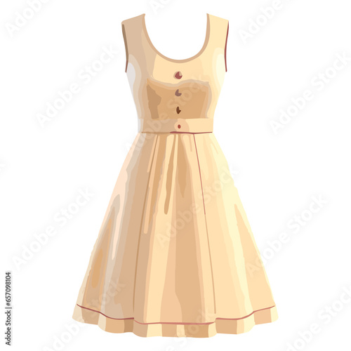 Elegant Clothing Dress Design Vector Collection Stylish Additions for Your Creative Projects