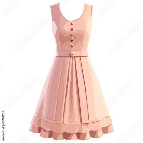 Elegant Clothing Dress Design Vector Collection Stylish Additions for Your Creative Projects