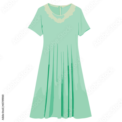 Elegant Clothing Dress Design Vector Collection Stylish Additions for Your Creative Projects