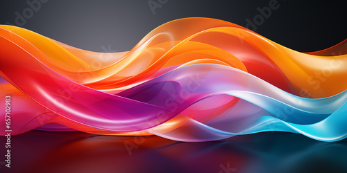 fluid Bright light wavy line background