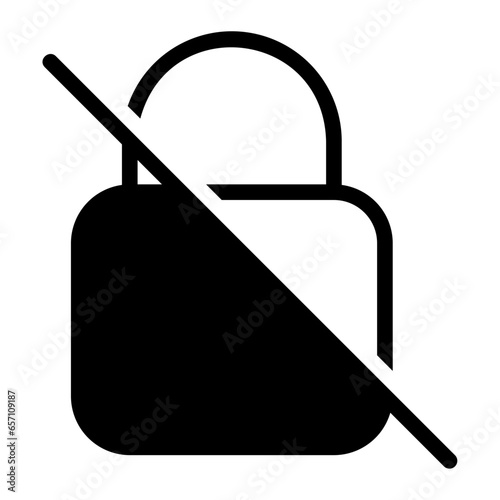 slash glyph icon