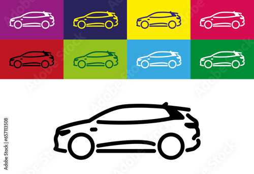 Minimalistic design of a new popular electric car