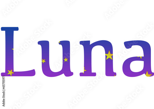 Luna - ideal for websites, emails, presentations, greetings, banners, cards, books, t-shirt, sweatshirt, prints, mug, Sublimation, Cricut

