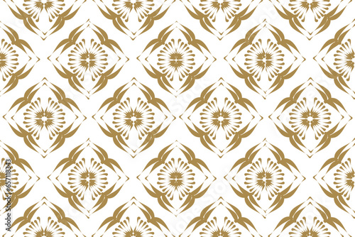 Geometric ethnic illustration patterns damask wallpaper for Presentations marketing, decks, Canvas for text-based, Digital interfaces, print design for texture,fabric ,decoration, golden vector.