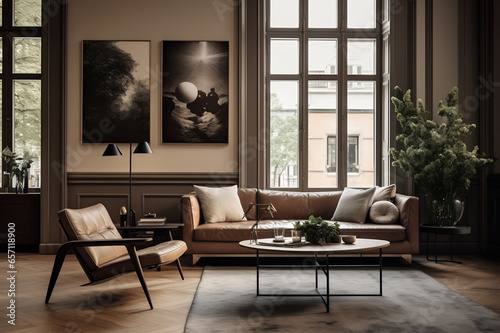 Modern living room | Frame Mockup