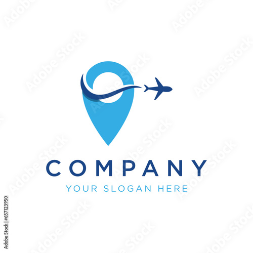 Summer travel agency holiday airlines creative logo design.logo for business, airline ticket agents, holidays and companies.