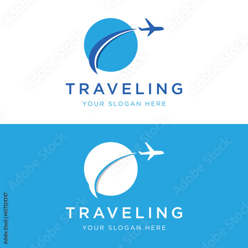 Summer travel agency holiday airlines creative logo design.logo for business, airline ticket agents, holidays and companies.