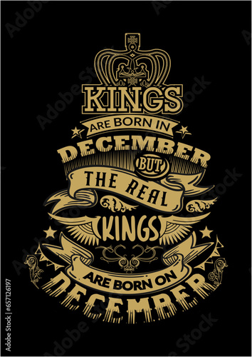 Kings are born in November but the real kings are born on November T shirt Design