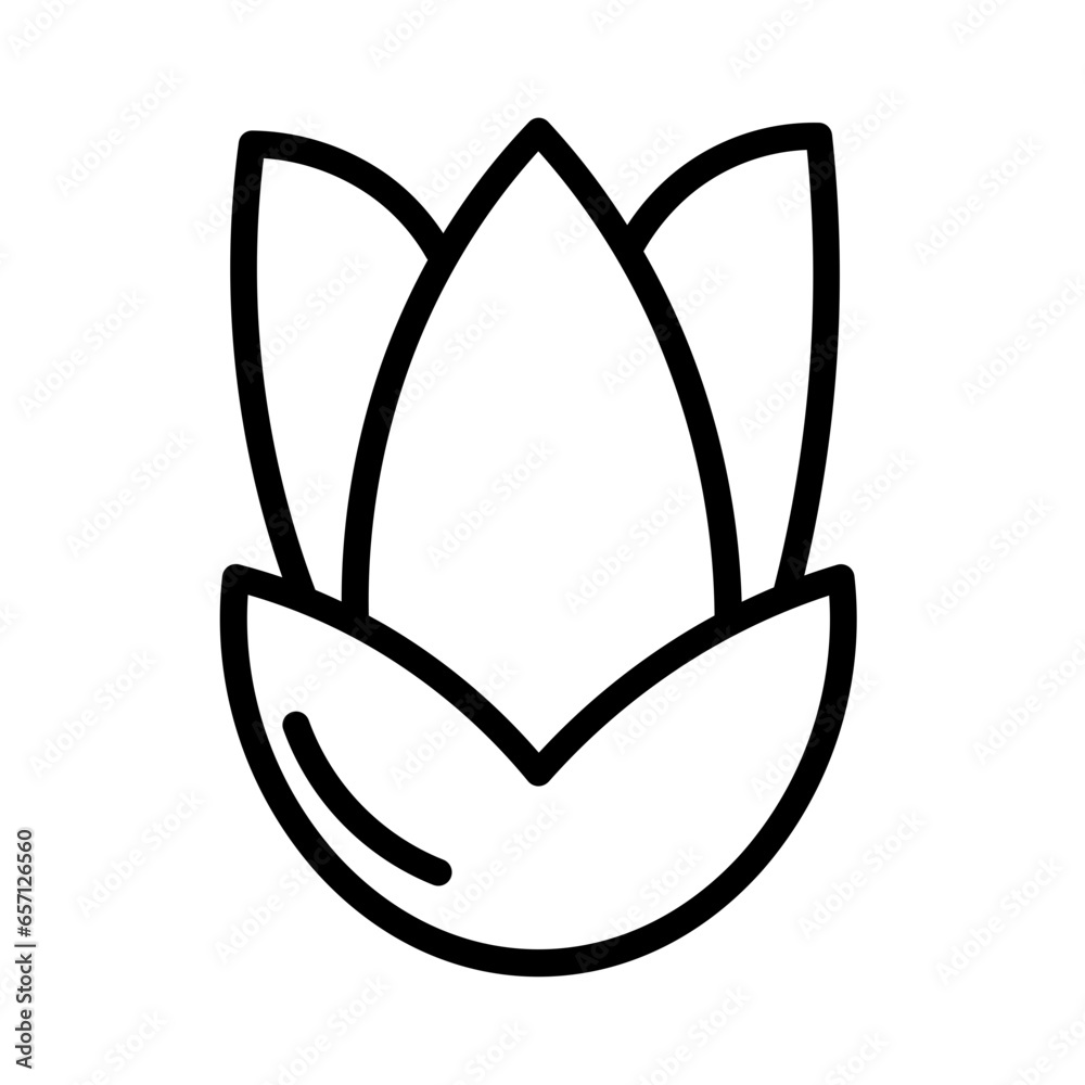 Gardening Herbs Seasonings Outline Icon Gardening Herbs Seasonings Outline Icon