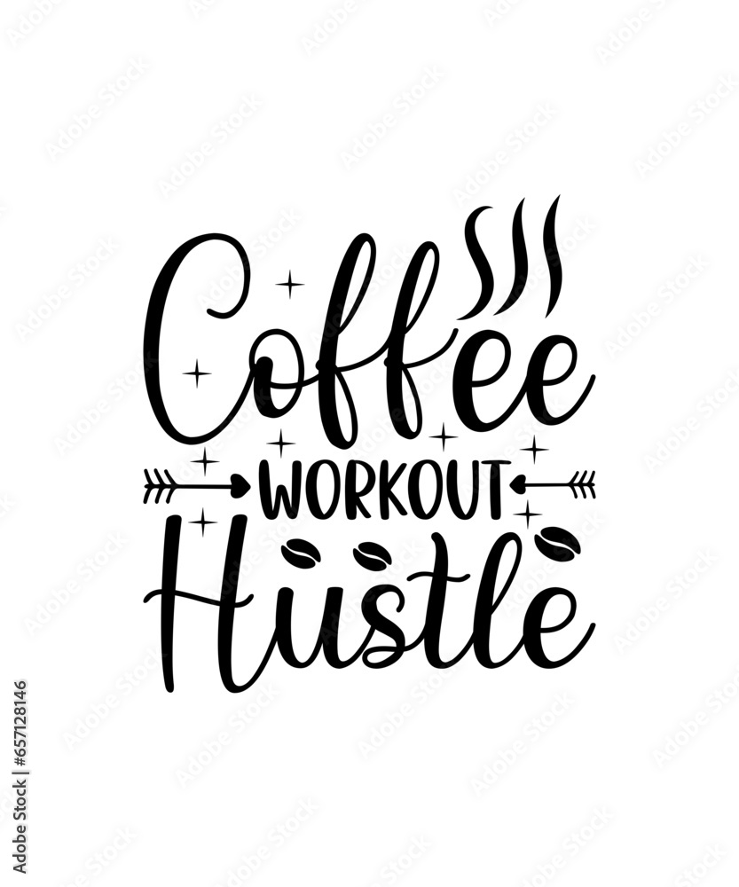 Fototapeta premium Word By Layer COFFEE Svg Cut File Design, SVG Bundle