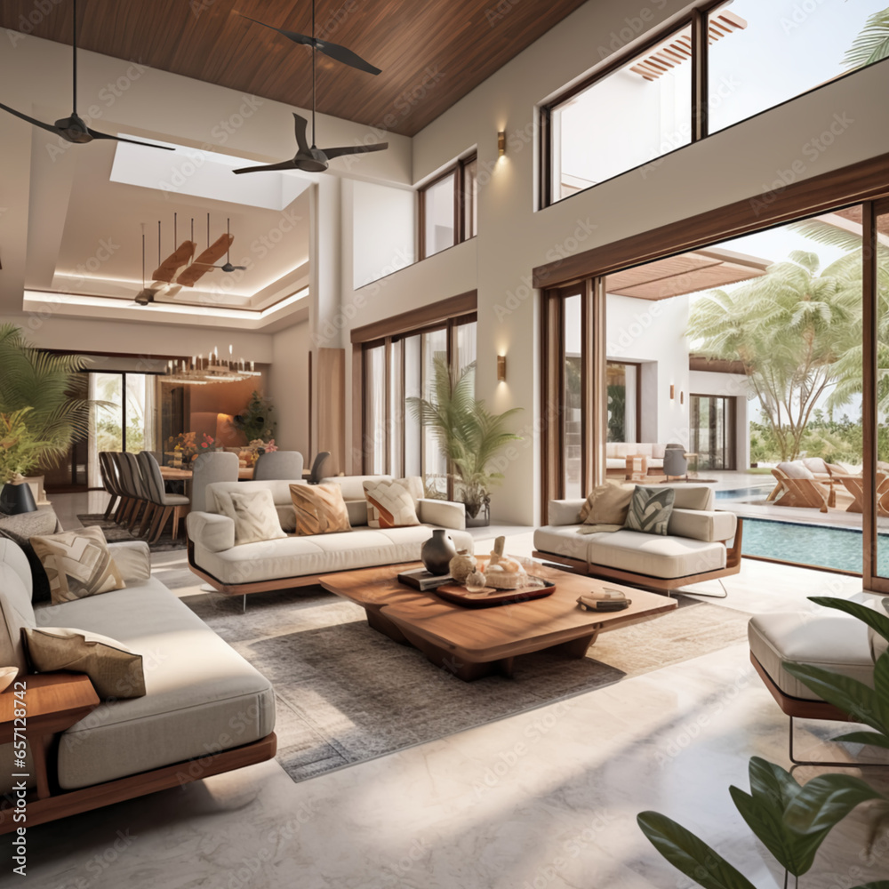 ambience image of a modern indian living room with full focus on floor tiles ambience image of a modern indian living room with full focus on floor tiles