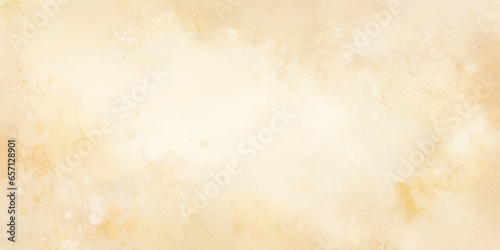 Watercolor light brown dust, autumn abstract background. Hand painted beige wallpaper.
