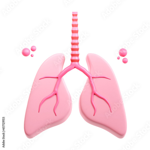 Lung 3D Icon © Karacis