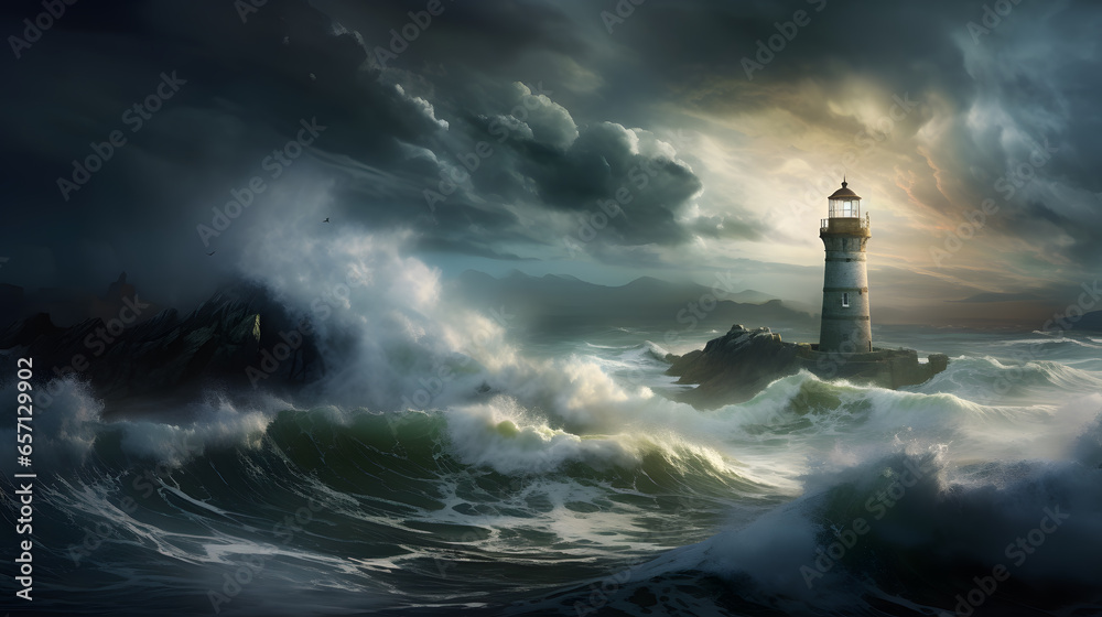custom made wallpaper toronto digitalIlluminate your projects with an image of a stoic Scottish lighthouse standing sentinel against the crashing waves. It symbolizes awesome coastal navigation.