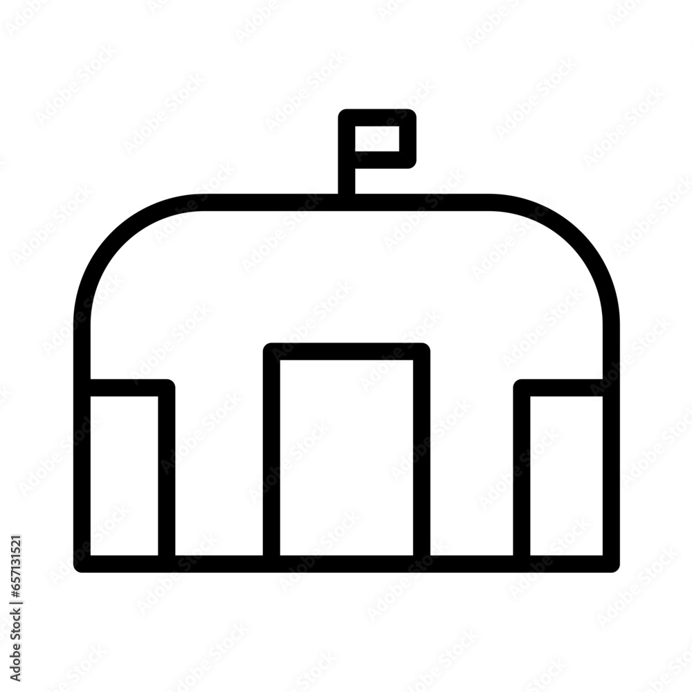 Field Match Soccer Outline Icon Field Match Soccer Outline Icon