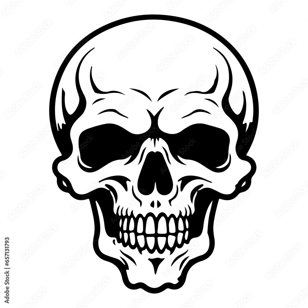 human skull, Danger skull human skull, Danger skull